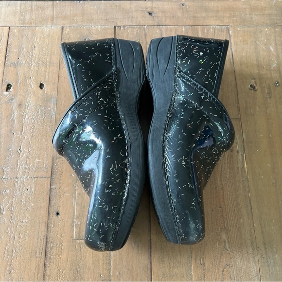 Dansko Womens XP 2.0 Professional Glitzy Glitter Patent Clog Sz 41 EU 10.5-11 US - Picture 8 of 10